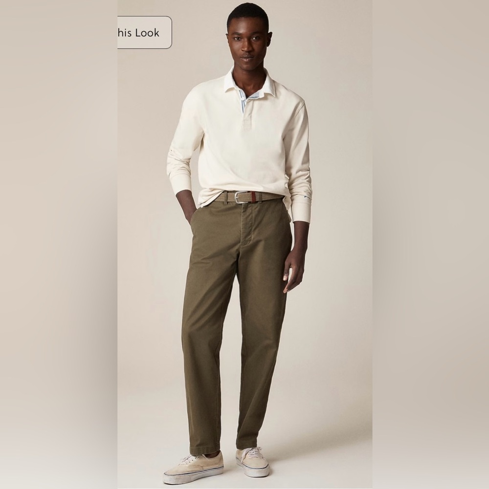 J.Crew Classic chino pant in dill - Picture 3 of 11